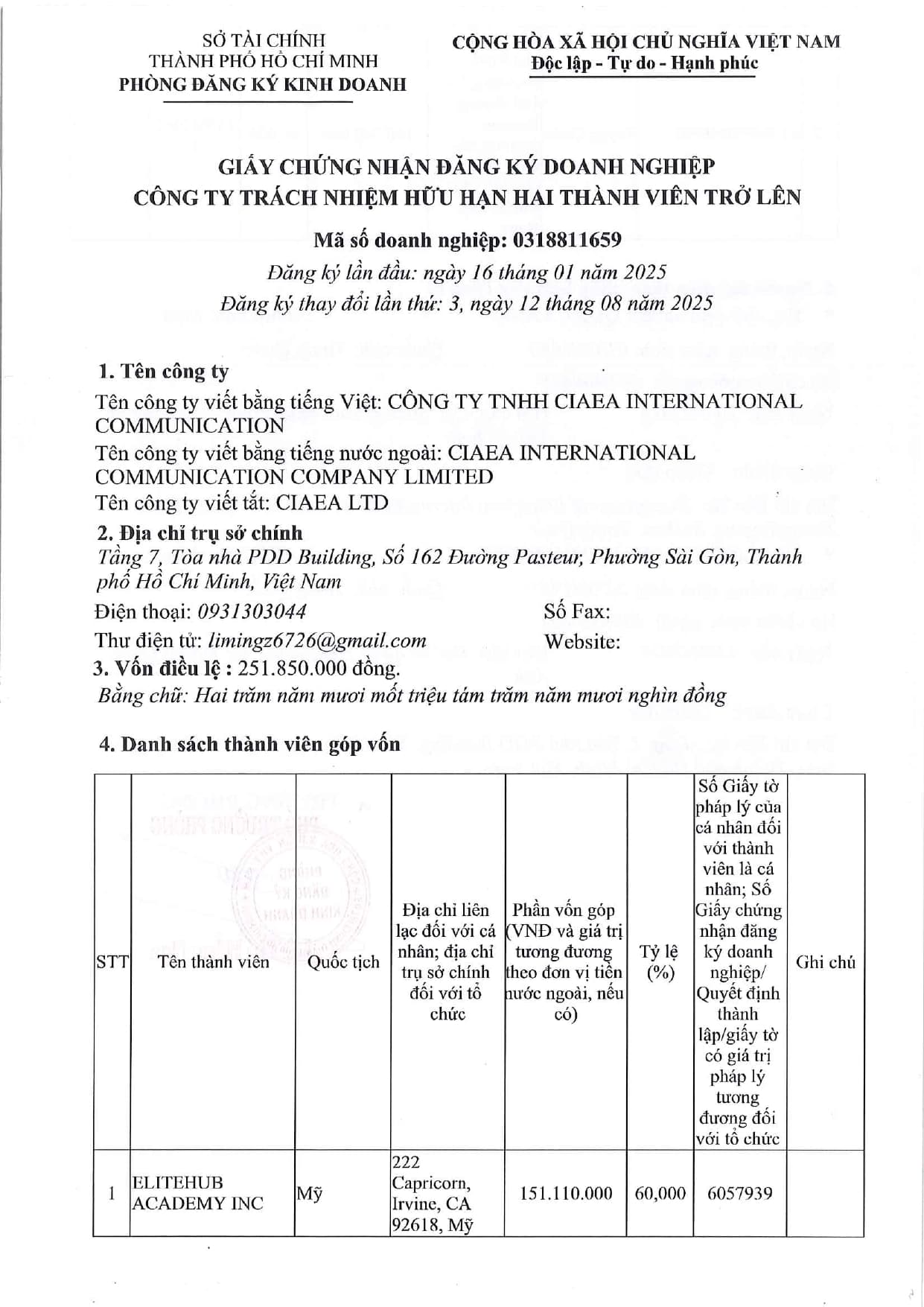 Business Registration